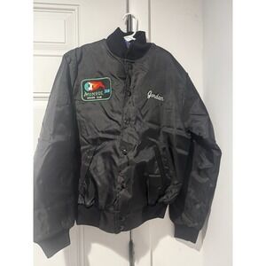 Vintage Rennoc Connecticut Soccer Patches Jacket Embroidered Jordan Youth L Boys